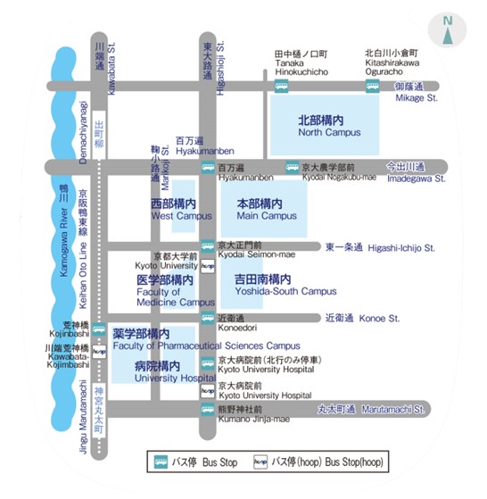 京都大学吉田南キャンパスへのアクセス